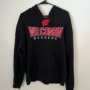 Stadium Athletics Black and Red Hoodie